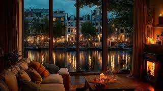 Cozy Amsterdam Hearth Canal View Full Evening screenshot 2