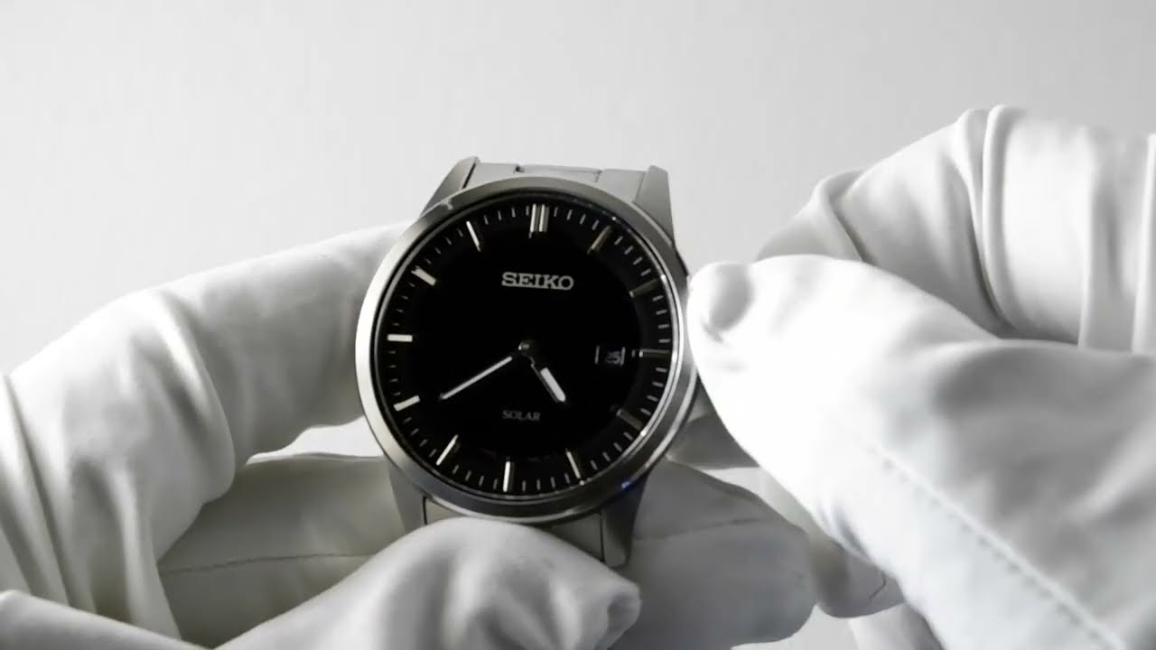 Seiko V147-0AV0 (SBPN091) solar watch - YouTube