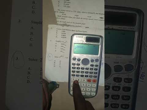 How to use calculator for solving objective questions