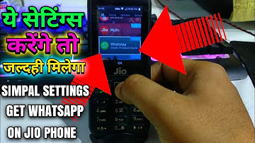 Use Whatsapp on Jio Phone with 100% working method | jio phone me whatsapp kaise chalaye,jio phone m