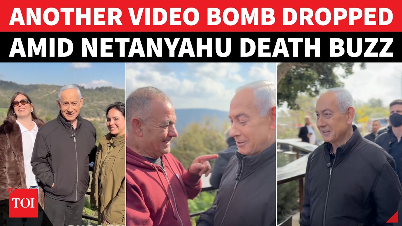 2nd Bombshell Netanyahu Video Released Amid Death Rumours; War Meet Absence Fuels Storm | Watch