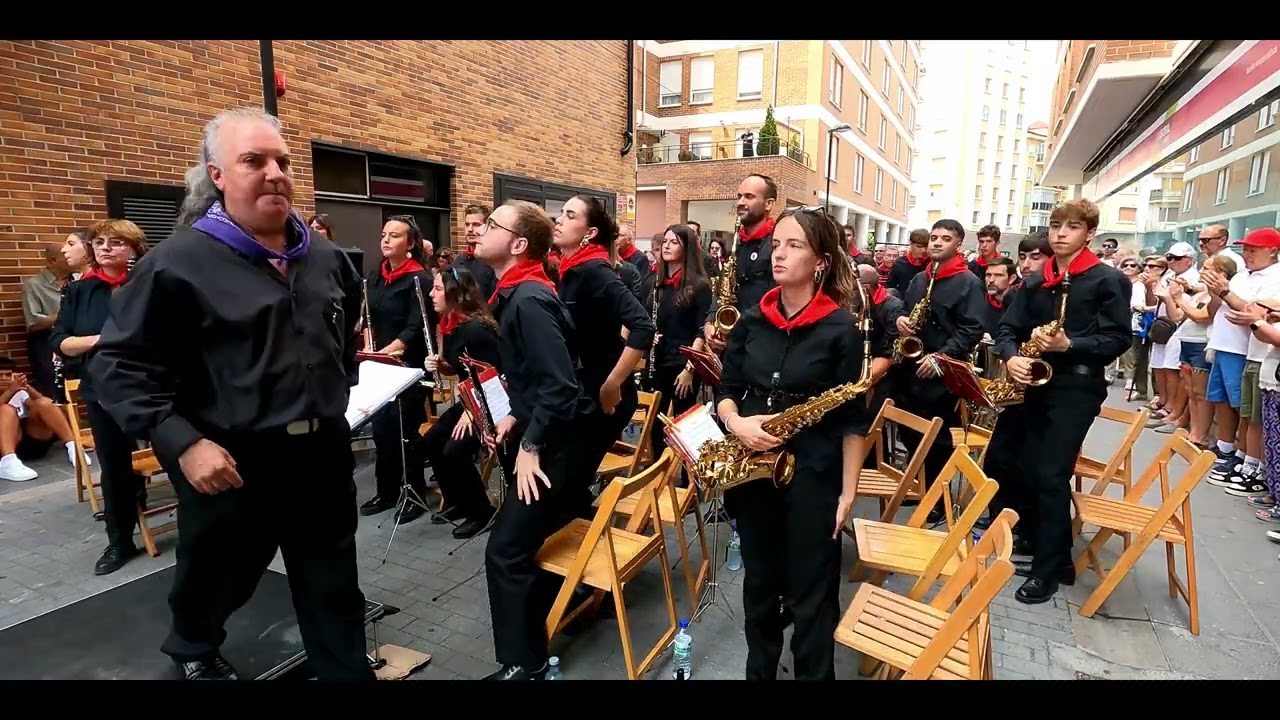 2025_08_17 Banda de Música de Burlada Concierto entero Fiestas de Burlada