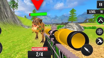 Wild Dinosaur Hunting Attack _ Android GamePlay #5