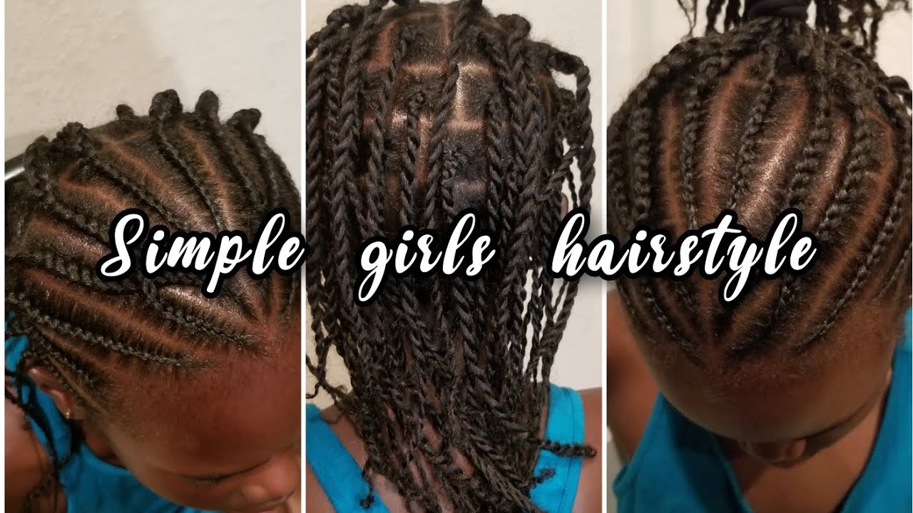 Easy to do hairstyle idea for the summer Simple girls hairstyles 