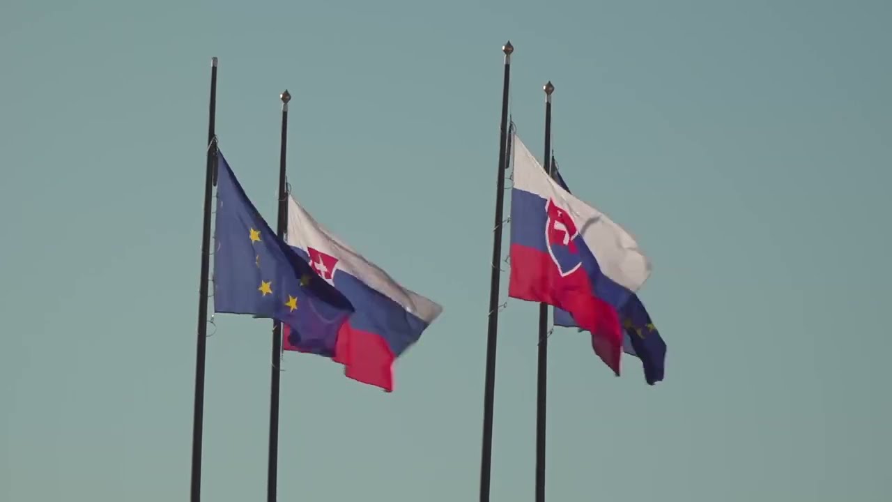 Bratislava - Pressburg - Hauptstadt der Slowakei - einen Tag vor der Wahl des neuen Präsidenten