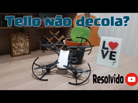 Vídeo: Por que meu drone Tello não está decolando?