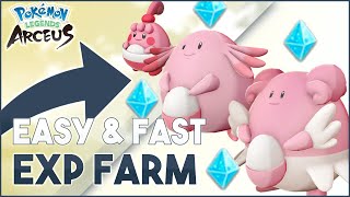 How to EXP FARM Easy & Early!| Legends Arceus