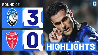 Atalanta-Monza 3-0 | Scamacca strikes twice in thumping win: Goals & Highlights | Serie A 2023/24