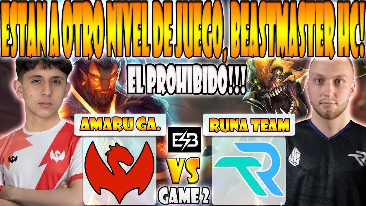 AMARU GAMING vs RUNA TEAM BO3[GAME 2]TAILUNG, WITS VS NESFEER, ALBERKAA - DREAMLEAGUE SEASON 27 -ESB