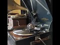 藤山 一郎 ♪銀座のセレナーデ♪ 1946年 78rpm record. Columbia Model No G ー 241 phonograph