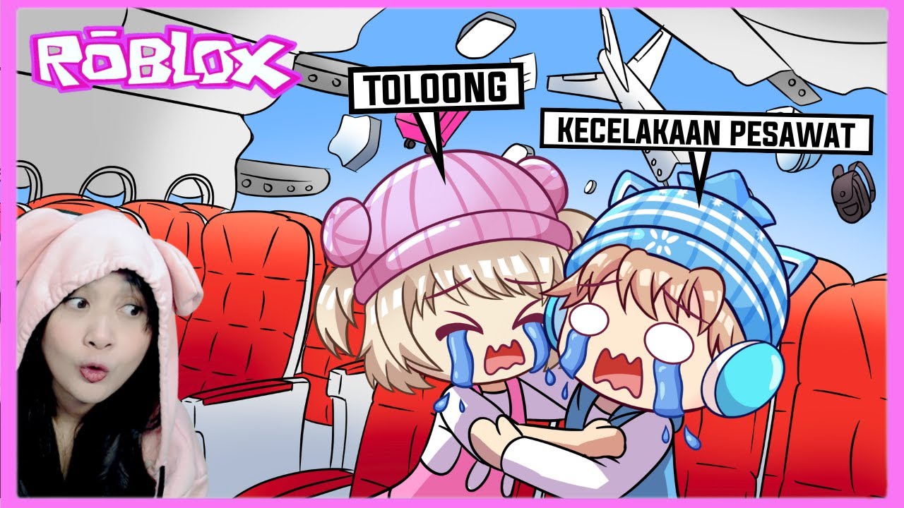 Aku dan Abangku Kecelakaan Pesawat! Pesawat Kita Jatuh! (ROBLOX) @bangboygamingYT
