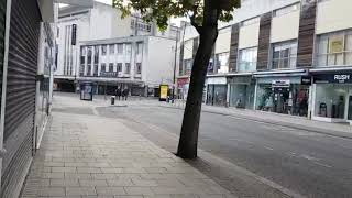 2 Police on Horses in Bristol city centre