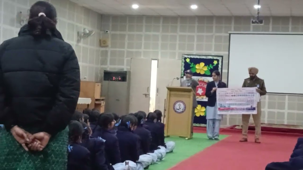 Road safety First Aid CPR BLS trg Our lady of Fatima Conment School Patiala 