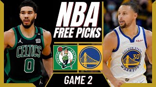 Free NBA Picks Today | CELTICS vs WARRIORS Game 2 Predictions (6/5/22) NBA Best Bets screenshot 3