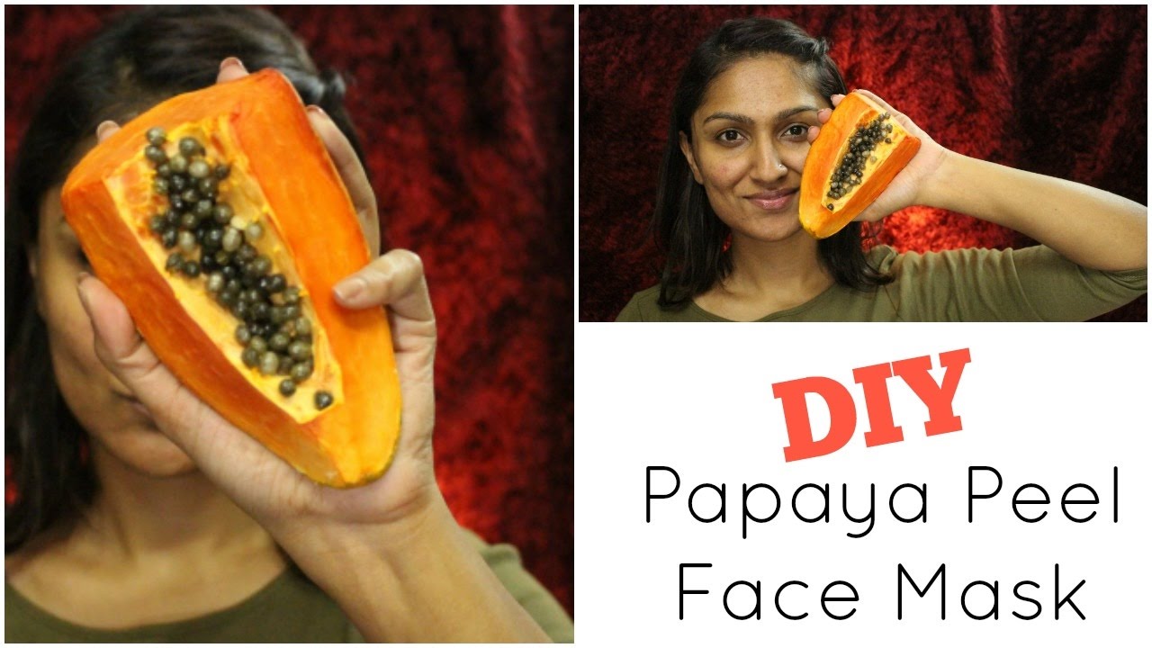 DIY Acne Mask Papaya Peel Face Mask YouTube