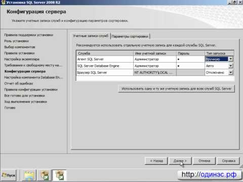 Сервер 1С + MS SQL 2008 + WinServ2008 / Часть 1. MS SQL