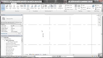 Revit Structure 2014 Tutorial | Placing Vertical Structural Columns