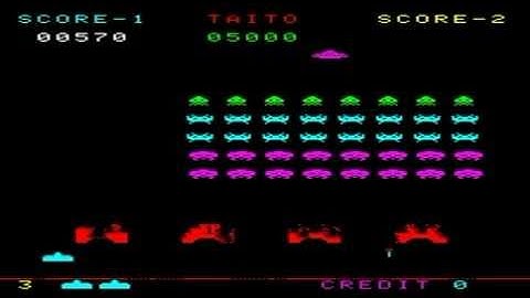 SPACE INVADERS PART 2 arcade COLOUR TAITO 1979 ((snvadpt2))