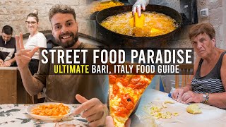 BEST Italian Food to Try  ULTIMATE Street Food Tour in Bari, Italy