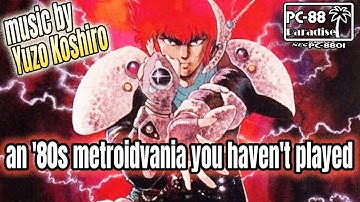 The Scheme - Awesome 8-bit metroidvania with Music by Yuzo Koshiro! (PC-88 Paradise) not Sega or NES