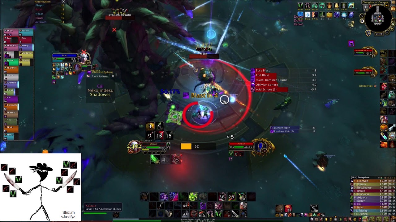 Mythic Mythrax Assassination Rogue POV Rank 17 World