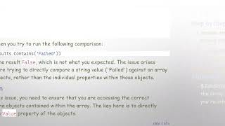 Solving the Contains Comparison Issue in PowerShell Arrays