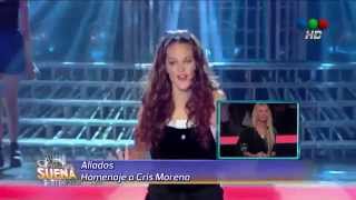 Video voorbeeld van "Aliados en Tu Cara Me Suena-Homenaje a Cris Morena"