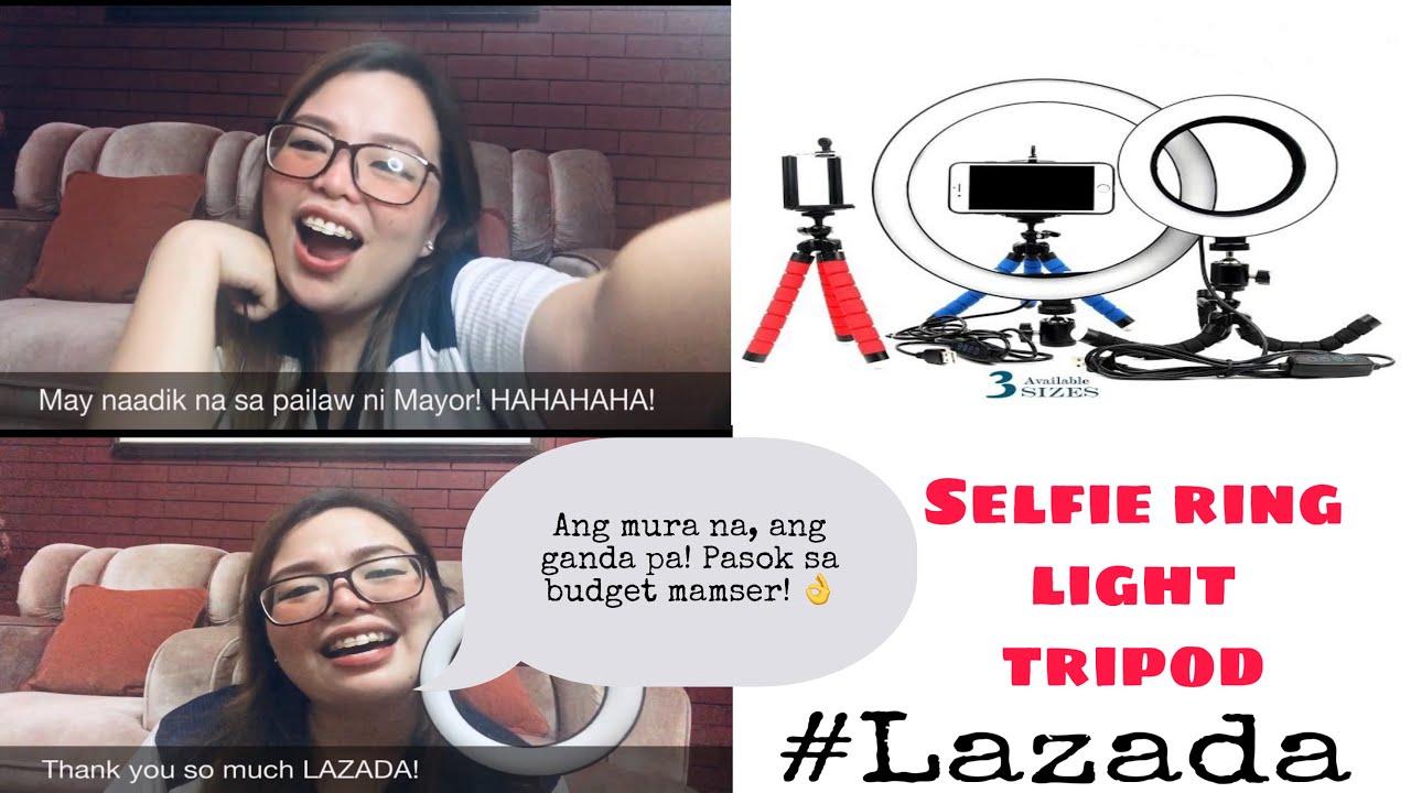 Selfie Ring Light Tripod ReviewLazadaAnything with Ms