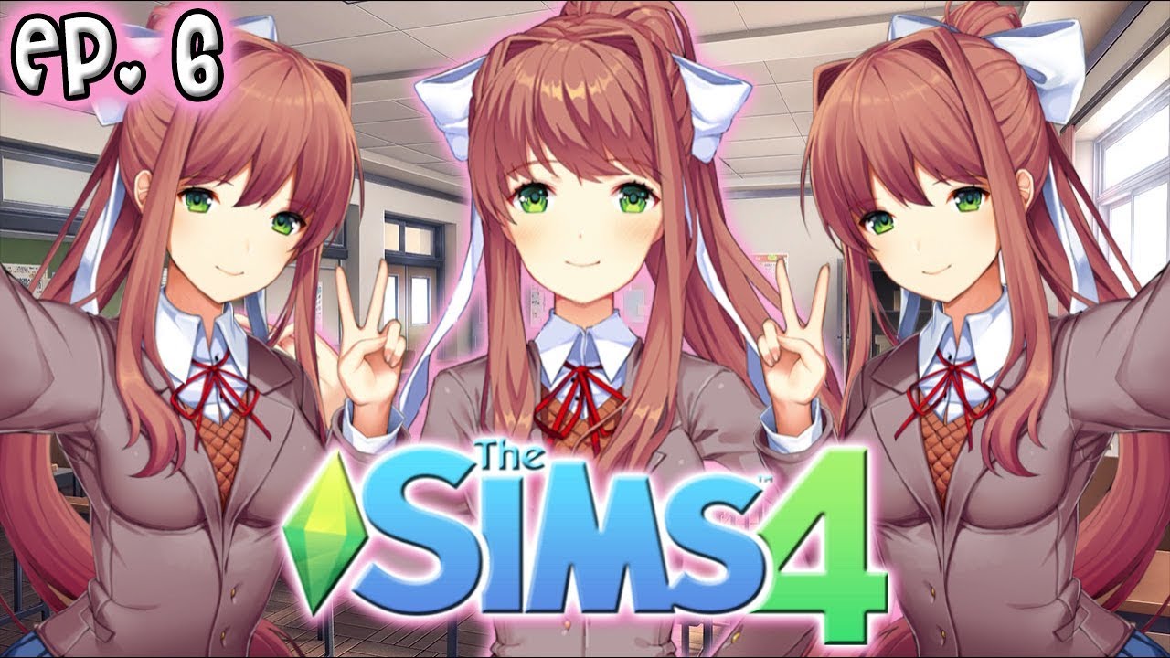 doki doki literature club cc sims 4 hair