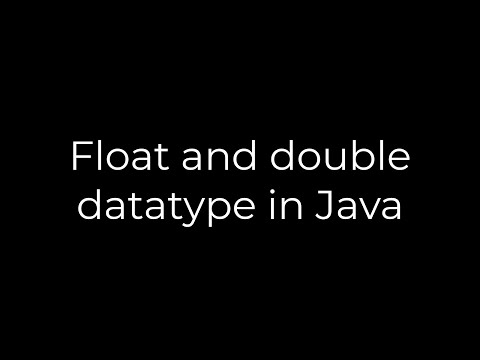 Java :Float and double datatype in Java(5solution)