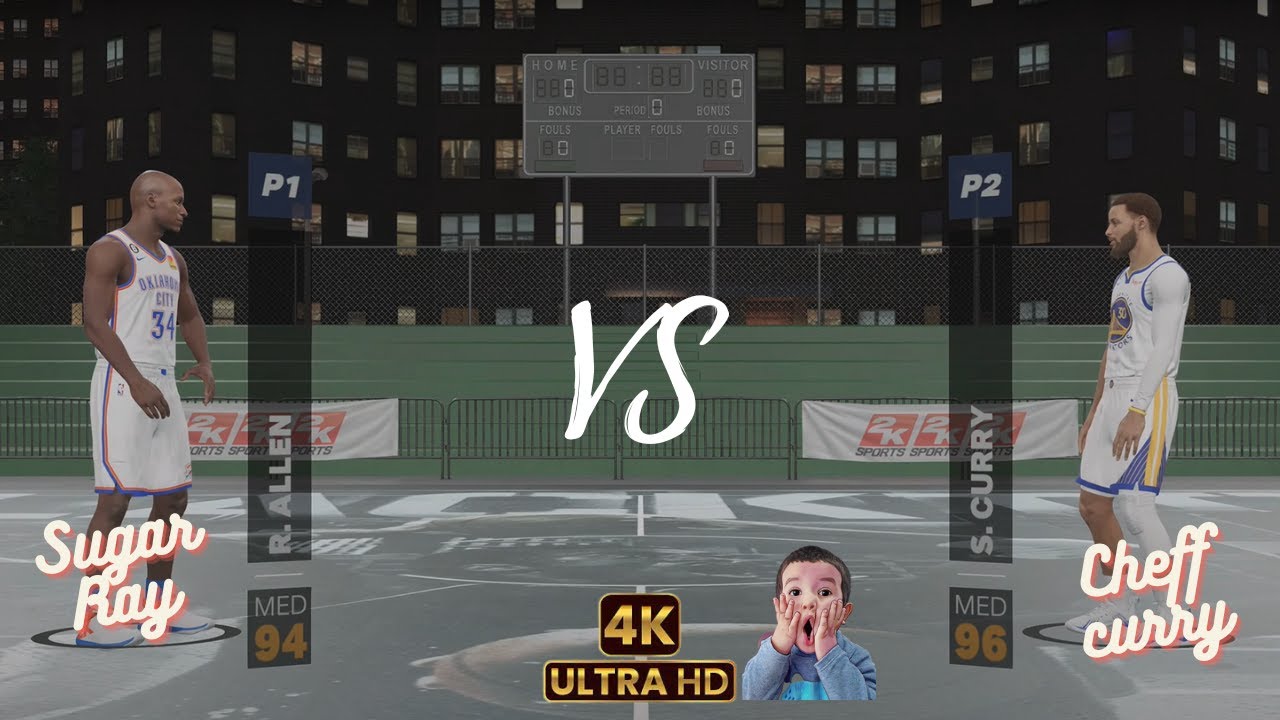 Ray Allen Vs Stephen Curry | Ps5 Nba2k23 | Gameplay | Netgen | 4K 60Fps