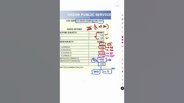 MY UPSC CSE MAINS 2024 MARKSHEET #UPSC #marksheet #upscmains #result
