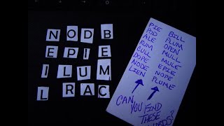 Extreme Boggle Practice #2  Let's Find Words Together!