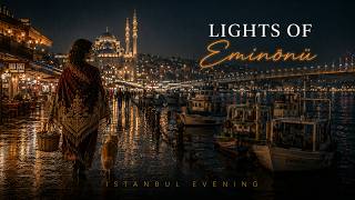 Mist Across the Galata Bridge... Turkish Instrumental Music | Relaxing Istanbul Night & Bosphorus
