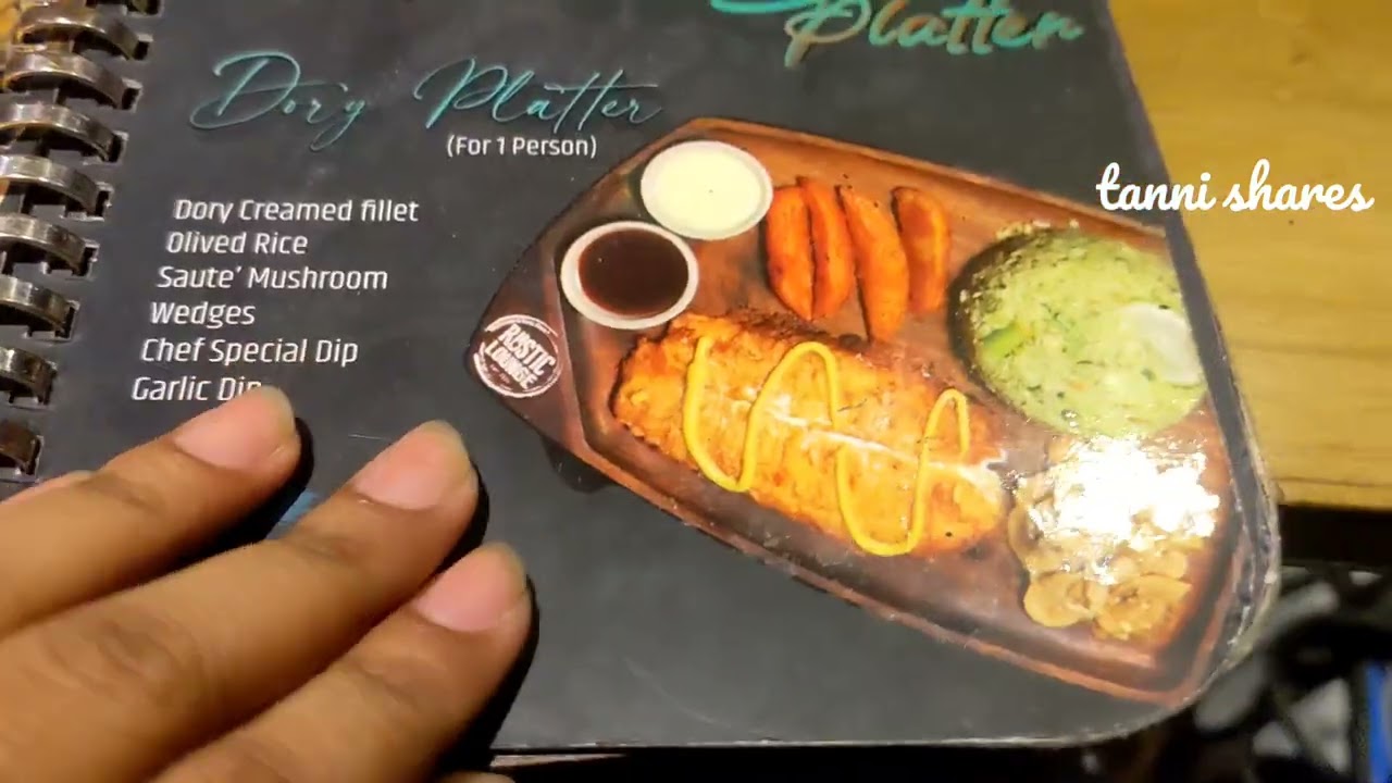 Rustic Lounge tongi hole coral fish platter 