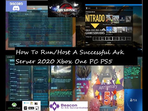 How To Run An Ark Survival Evolved Server Xbox One Pc Ps4 Youtube