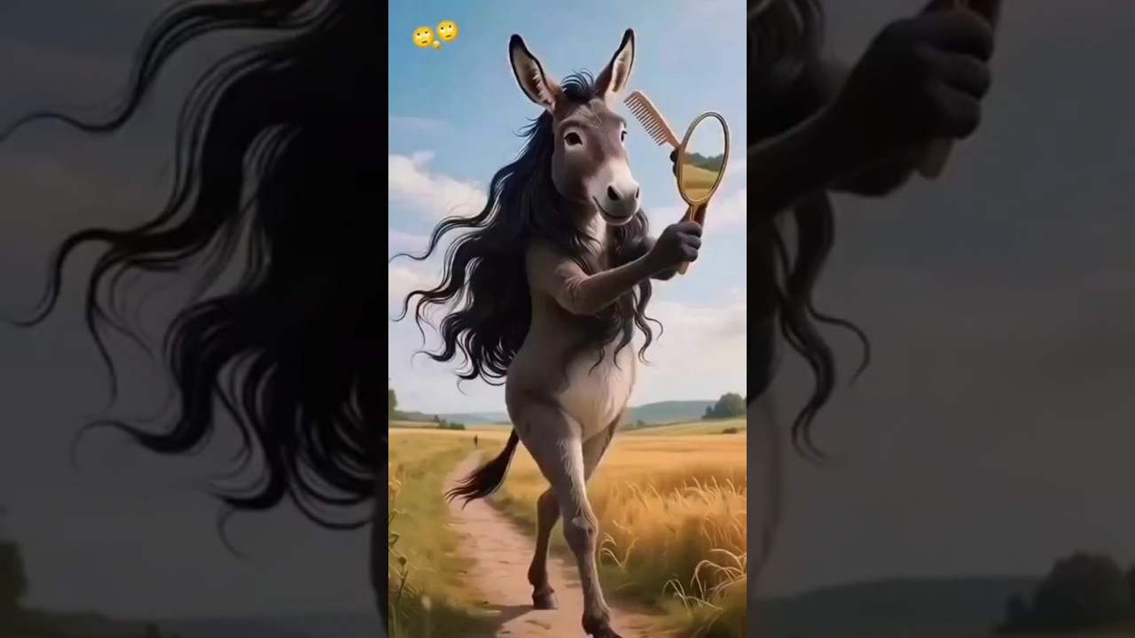 “She is doing makeup on the road.” ✅