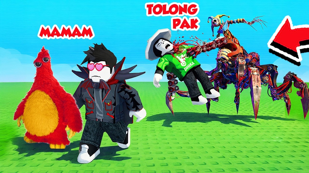 KITA KABUR DARI PROTOTYPE POPPY PLAYTIME UNTUK CURI CHUM CHOMPKINS DI ROBLOX!!!