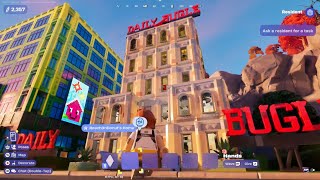 Daily Bugle tour in Lego Brick life #fortnite