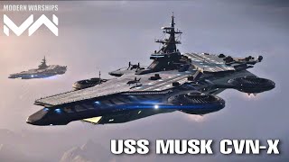 Modern Warships: USS MUSK CVN(X) in action. Helicarrier Mode. screenshot 4