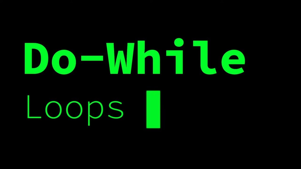 Java - Big Idea 2: Do-While loops (5 of 8)