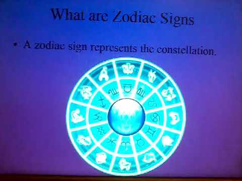 powerpoint presentation about zodiac signs