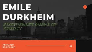 EMILE DURKHEIM || Introduction