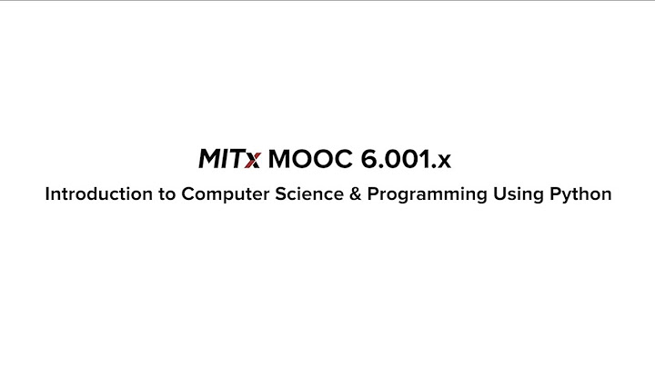 Mit introduction to computer science and programming using python