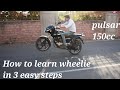 how to learn wheelie in 3 easy steps