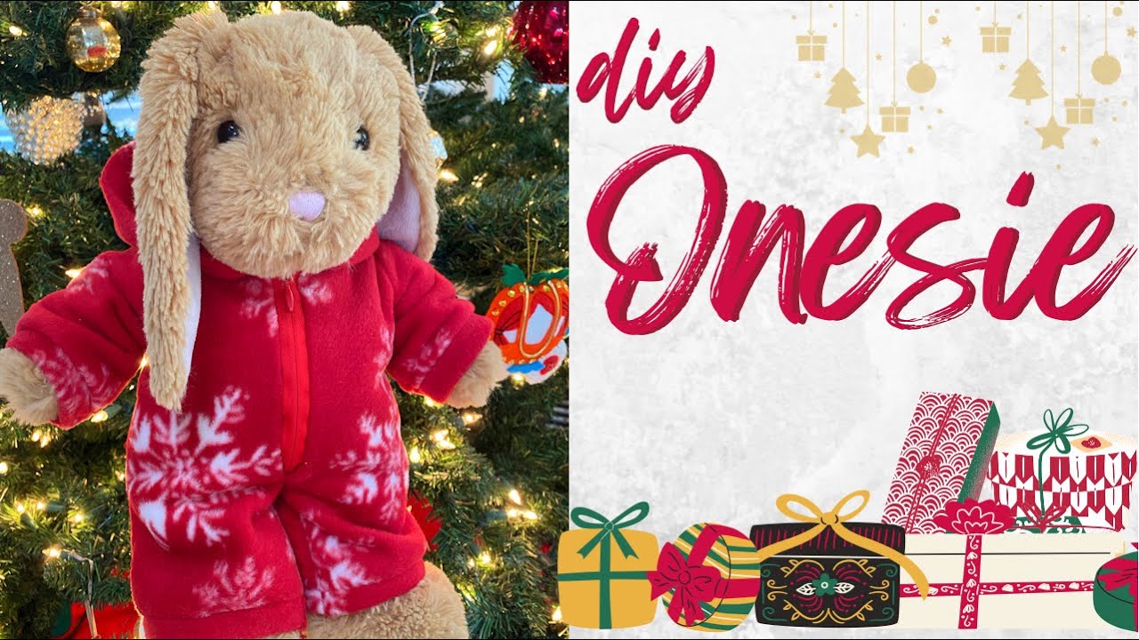 DIY Onesie for a Stuffed Animal