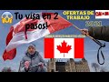 OFERTAS de EMPLEOS en CANADA !! EL Momento de Aplicar es AHORA