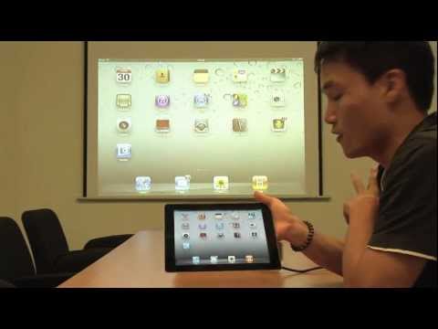 Wireless projection of your iPad desktop
