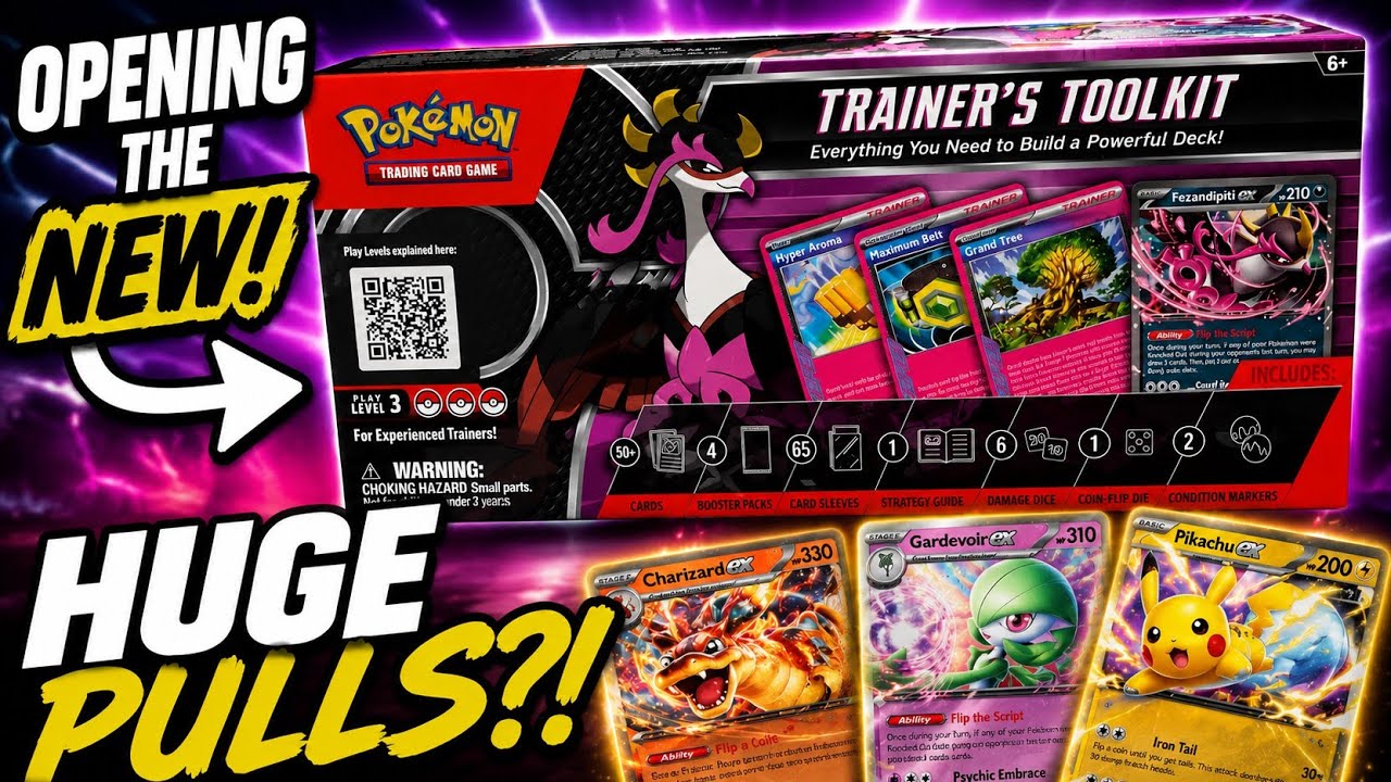 Pokémon Trainer's Toolkit Unboxing + Pack Opening 🔥 - YouTube