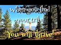 FIND YOUR TRIBE AND YOU WILL THRIVE